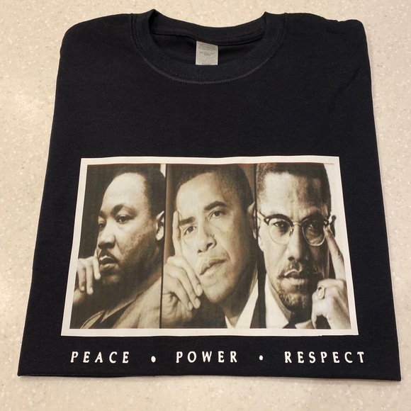 New unisex “ Peace, Power, Respect “ tee - Picture 1 of 6